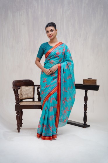Printed Sari